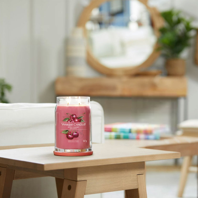 Yankee Candle Black Cherry Signature Large Scented Jar Wayfair.co.uk